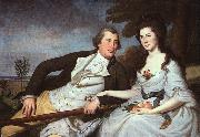 Charles Wilson Peale Benjamin and Eleanor Ridgely Laming oil painting on canvas